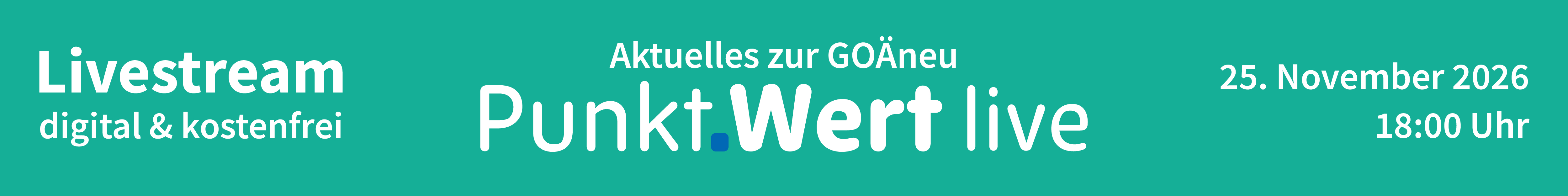 Punkt.Wert Live